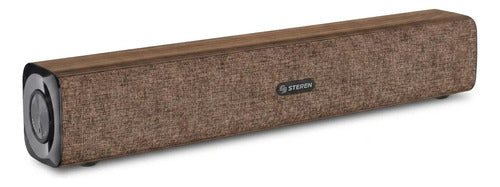 Barra De Sonido Steren Boc-880ca Bluetooth Café Madera Chocolate