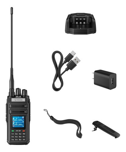 Radio De 2 Vías Steren Rad-730 Profesional 136-174 Mhz Negro 2