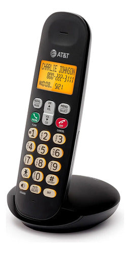 Teléfono Inalámbrico At&t El1101 Dect 6.0 Con Altavoz Negro
