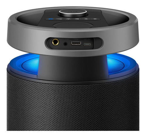 Bocina Bluetooth Steren Boom-550 Bazooka Xbass 30w Negro