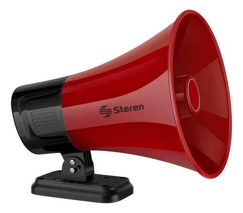 Bafle Bocina Bluetooth Tipo Trompeta Steren 15w Roja Rojo