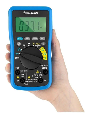 Multímetro Digital Automático Steren Mul-650 Bluetooth