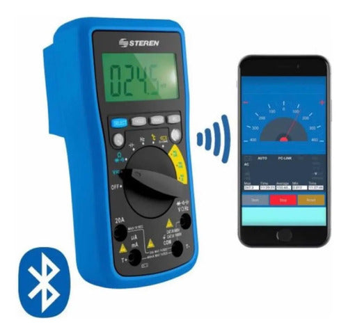 Multímetro Digital Automático Steren Mul-650 Bluetooth