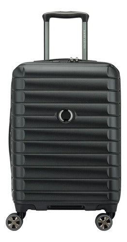 Maleta Carry On Delsey Paris Horizon Expandible Negro Rayas