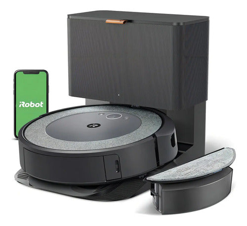 Roomba Combo I5+ Robot Aspirador Y Trapeador Inteligente Tejido Neutro