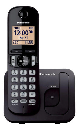 Teléfono Inalámbrico Digital Panasonic Kx-tgc200b 1 Auricula Negro