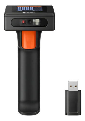 Lector Códigos Barras Y Qr 2d Inalámbrico Steren Com-5975 Negro Usb