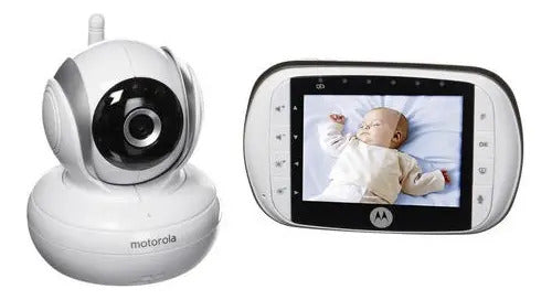 Baby Monitor Motorola Lcd 3.5 PuLG Mb33x Inalámbrico Blanco