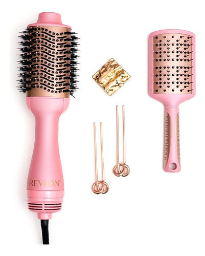 Cepillo Secador Revlon One Step 10 Aniversario Light Pink Light Pink