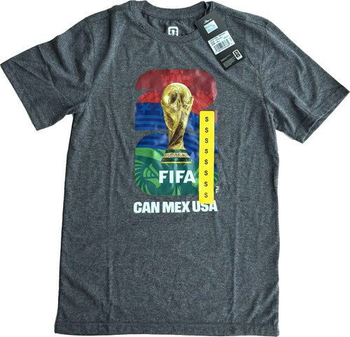 Playera Gris Obscuro Mundial Fifa 2026 Desde Costco Usa Gris Obscuro Lisa S