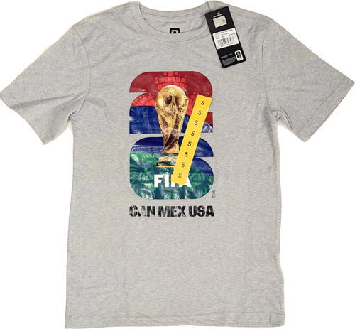 Playera Gris Fifa Mundial 2026 Can Mex Usa Desde Costco Usa Gris Lisa M
