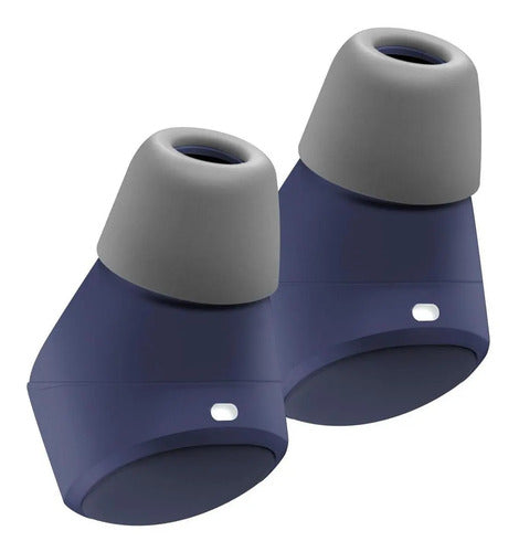 Audífonos Bluetooth Steren Aud-7550az Freepods Tws Azul Azul