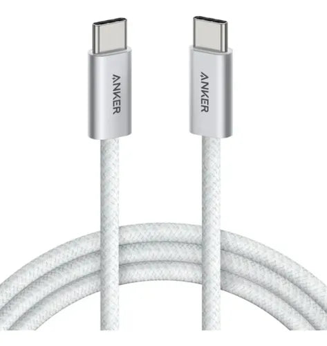 Paquete Cargadores Anker 70w + 30w Gan Con Cables Blanco Blanco