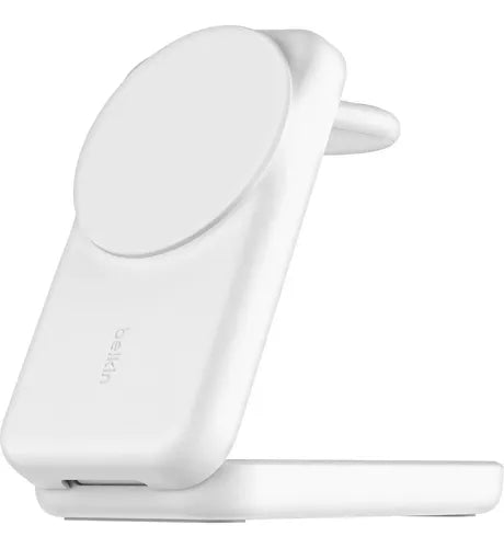 Base De Carga 3 En 1 Belkin Ultracharge Qi2 25w Blanca