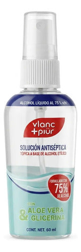 Alcohol Líquido Solución Antiséptica Vlanc +piur 60ml Neutra