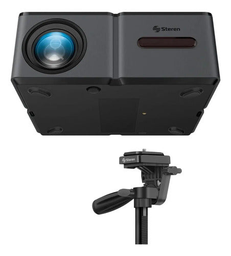 Proyector Steren Pro-500 Full Hd 14,000 Lúmenes Gris Gris