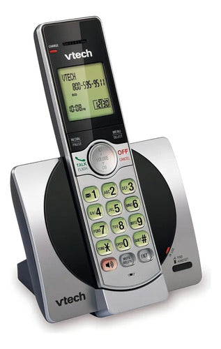 Teléfono Inalámbrico Vtech Cs6919 Dect 6.0 Negro/plateado Negro/plateado