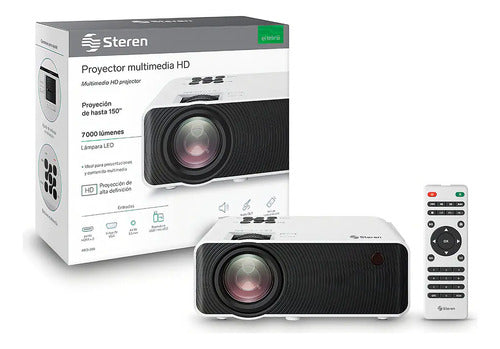 Proyector Mini Steren Pro-300 7000lm Blanco