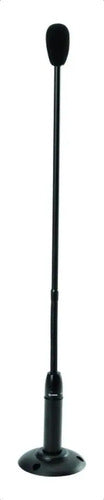 Micrófono De Condensador Cuello De Ganso Steren Mic-600 Negro