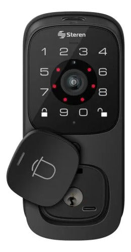 Cerradura Wi-fi Steren Lock-480 Con Videotimbre Y Cámara Negro