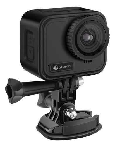 Cámara Deportiva Steren Cam-850 4k 60 Fps Wi-fi Sumergible Negro