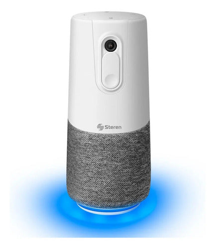 Webcam Steren Com-1200 Full Hd Micrófono Y Altavoz 3 En 1 Multicolor