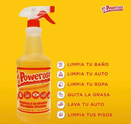 Limpiador Multiusos Poweroso 2 Pack Quita Grasa Profunda