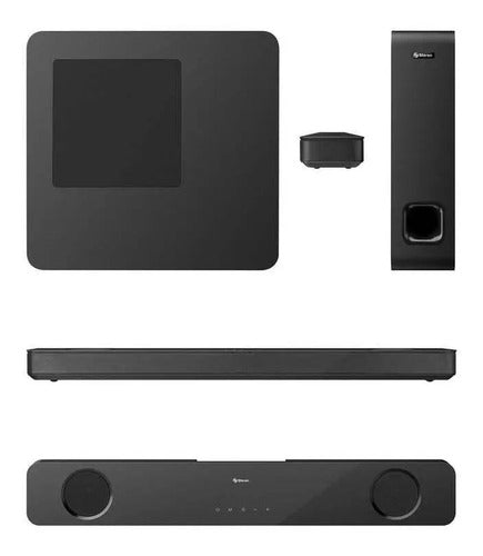 Soundbar Steren Bsd-505 Con Bluetooth Y Entrada Optica Negro