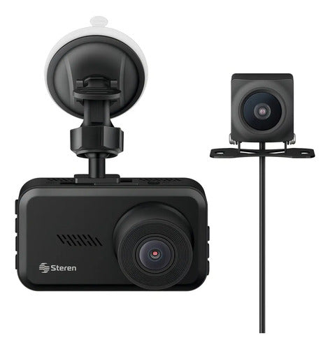 Cámara Para Auto Steren Cctv-9610 Grabador 2k Y Reversa