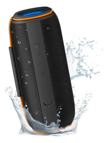Bocina Bluetooth Tws Steren Boc-970 Grande Resistente Agua Negro
