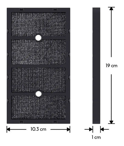 Filtro Repuesto Steren Air-304 Para Purificador Air-300 Negro