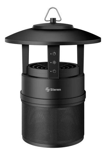 Steren Insectronic-400 Exterminador Voladores Con Succion Negro