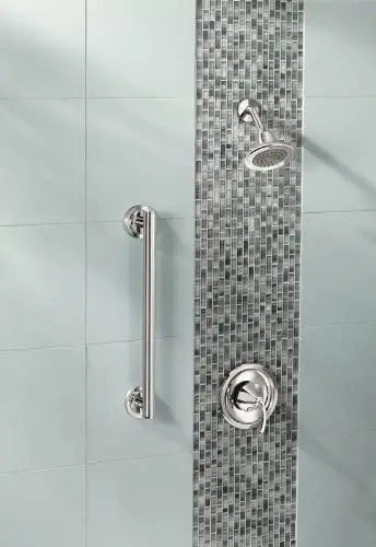 Barra De Apoyo Para Baño Homefits 31100651 30cm Seguridad Plateado / Recto