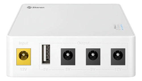 Mini Ups Steren Nb-060 No Break 8000mah Para Modem Blanco