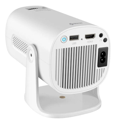 Mini Proyector Steren Pro-260 Hd 4,840 Lm Portatil Blanco