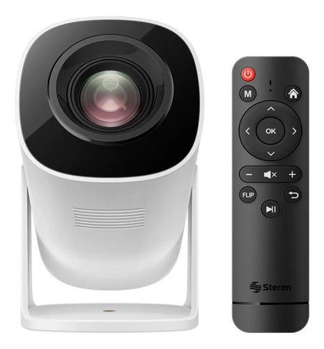 Mini Proyector Steren Pro-260 Hd 4,840 Lm Portatil Blanco