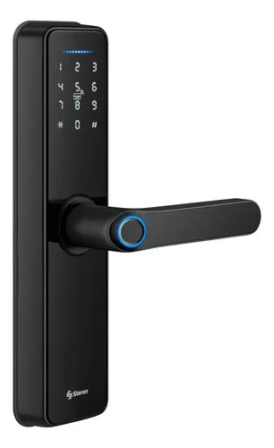 Cerradura Digital Wifi Steren Lock-510 Huella Y App Negro