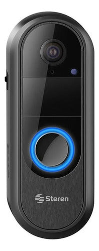 Timbre Inteligente Steren Cctv-0910 Wifi App Exterior Negro