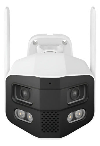 Camara Wifi Steren Cctv-236 Panoramica 180° Doble Lente Blanco