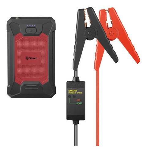 Arrancador De Auto Steren Mov-123 Power Bank Y Linterna