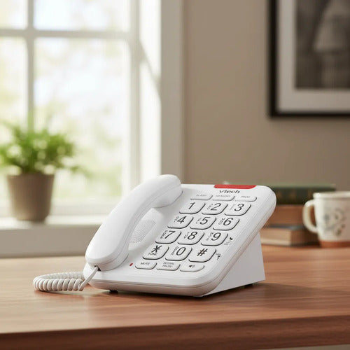 Telefono Fijo Vtech Cs6114 Teclado Grande Facil De Usar