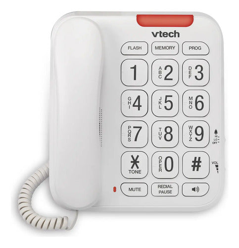 Telefono Fijo Vtech Cs6114 Teclado Grande Facil De Usar