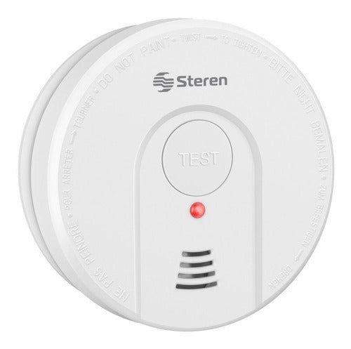 Detector De Humo Steren Ala-hum Alarma Sonora Casa Oficina