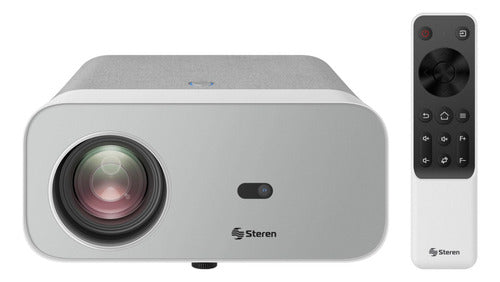 Proyector Multimedia Steren Pro-4000gr Full Hd Gris Claro Gris Claro