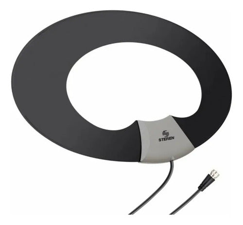 Antena Steren Ant-2027 Interior Ultra Delgada Full Hd Negro