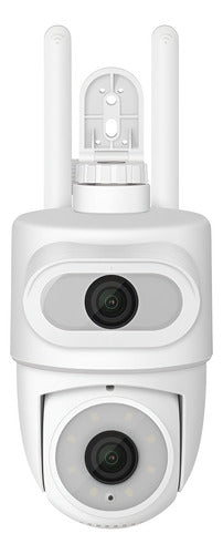 Cámara Doble Lente Steren Cctv-632 Wi-fi Fija Y Robótica Blanco