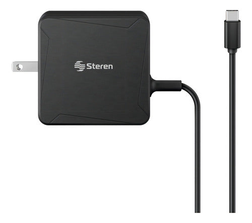 Cargador Steren Com-1395 Usb-c Negro 220v 5v Negro