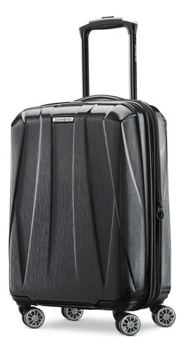 Maleta Samsonite Bantam Carry On Gris Obscuro Gris Rayas