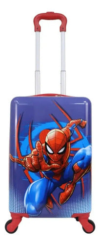 Kit De Maleta Y Mochila De Spiderman Para Niños Azul Hombre Araña