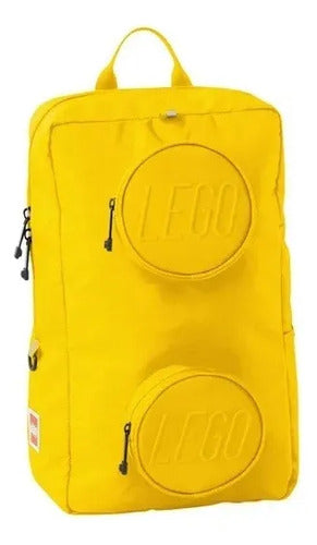 Kit De Maleta Y Mochila Lego Expandible Roja / Amarilla Amarillo Rayas